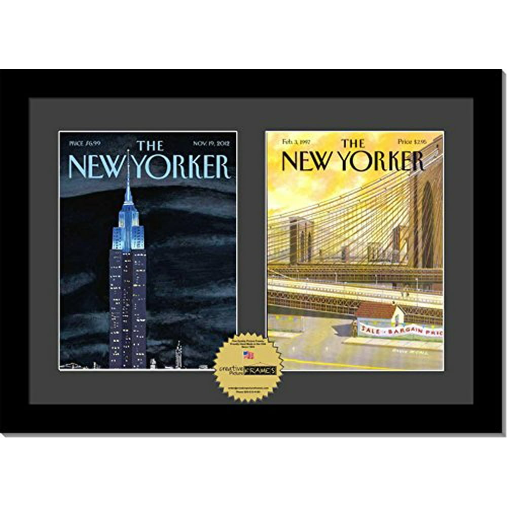 CreativePF [1420bkb] Double Magazine Frame Holds up to 1/4inch Thick