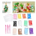 thumbnail image 1 of Foam Clay, Develop Children's Potential Ultra Light Soft Air Dry Clay 12 Color With Utility Knife For Kids, 1 of 8