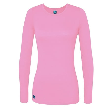 

Adar Underscrubs for Women - Long Sleeve Underscrub Comfort Tee.