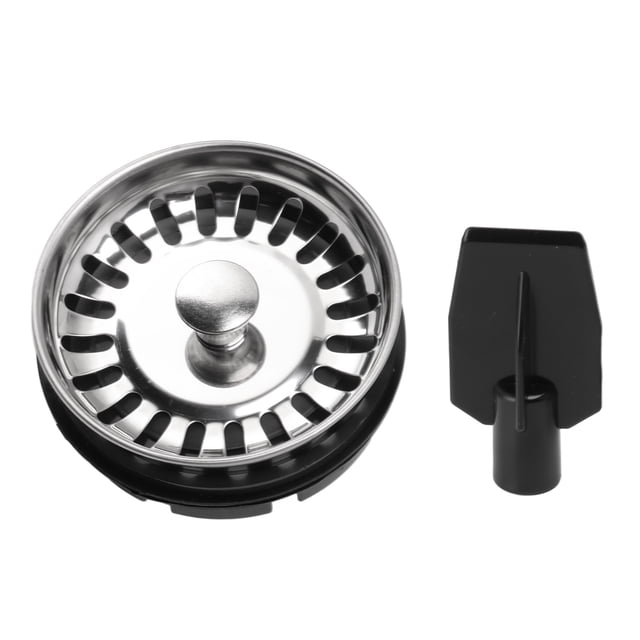 Filtro De Triturador De Basura, Filtro De Triturador De Basura Pulido Con Cabeza De Acero Inoxidable, Cobre ABS Para El Hogar