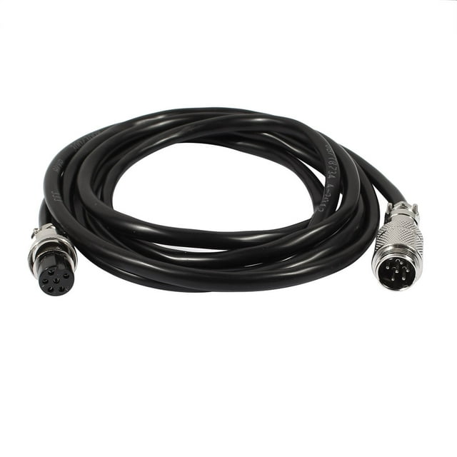 Unique Bargains GX16 6 Pin Male/Female Head Aviation Socket Connector Electrical Cable 2m