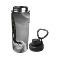 thumbnail image 2 of Cuervo místico y botella de agua deportiva completa con aislamiento de acero inoxidable, taza portátil, botella de agua para exteriores, moda, viajes, fitness, estudiante, talla única., 2 of 7
