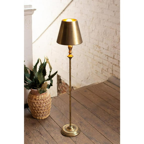 Kalalou Inc Antique Gold Table Lamp With Metal Shade