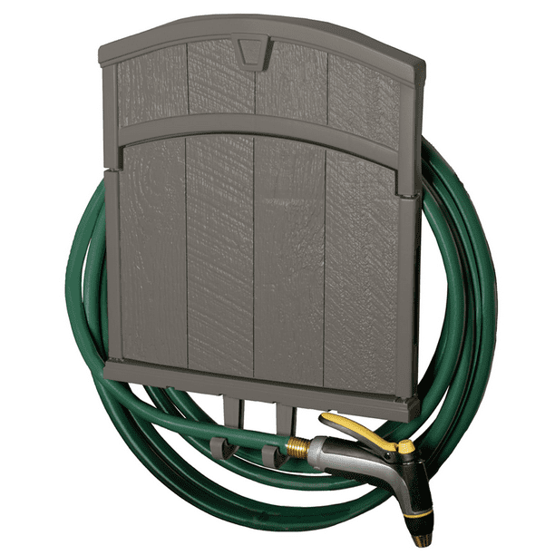 Suncast 150 ft. Garden Hose Hanger with Farmington Gray