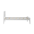 thumbnail image 4 of Plank+Beam Solid Wood Twin Bed Frame with Headboard, Modern Platform Bed for Adults, White, 4 of 10