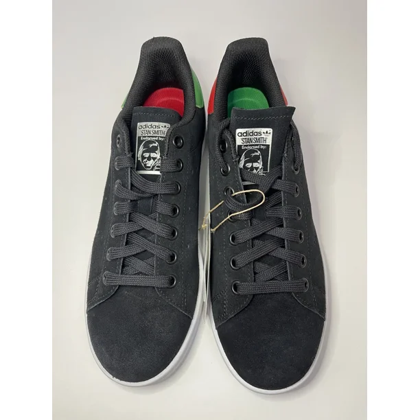 Ad-id-as Men's Stan Smith ADV Black White Green Red Shoes GX9750 Size 7.5