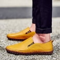 thumbnail image 6 of Big Size Men's Casual Loafers Slip On Leather Shoes Lightweight Driving Shoes Moccasins Classic Penny Loafer Flats Boat Shoes, 6 of 10