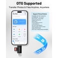thumbnail image 5 of Atzeste SD Card Reader for iPhone iPad, 4-in-1 Memory Card Adapter with Lightning/USB-C/USB/Micro USB, Supports SD/TF Cards, Compatible with iOS 13+, Plug & Play, No App Required, 5 of 6