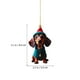 thumbnail image 3 of 10 figuras colgantes navideñas de perros salchicha para decorar el árbol de Navidad y el hogar., 3 of 7