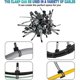 thumbnail image 3 of 100pcs Cable Clips, Cable Ties Adhesive Cable Clips Adjustable Nylon Cable Ties And Adhesive Cable Ties For Wire Organizer Tv, Charger, Pc Etc, 3 of 4