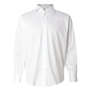 13CK010 Men's Cotton Stretch Shirt - White - XXX-Large
