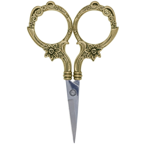 JubileeYarn Blooming Embroidery Scissors - Bronze - 1 Pair