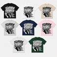 thumbnail image 4 of Men's Graphic T-Shirt, Money Theme Street Art Tee, Short Sleeve Cotton Blend, 4 of 9