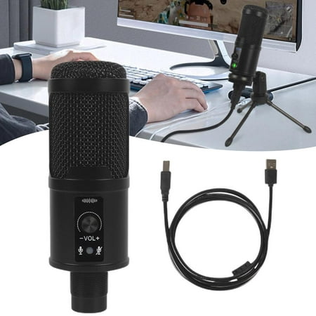 1111Fourone 192K/24Bit USB Microphone Kit Professional Condenser Microphone Set Streaming Cardioid Mic for Computer Live Broadcast Game