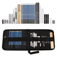 thumbnail image 2 of Drawing Pencils Art Kit, Drawing Pens Professional Art Graphite Charcoal Paint Drawing Tools for Artists Students Teachers Beginners,33-piece set,F102522, 2 of 9