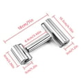 thumbnail image 3 of Rolling Pin Double-End Stainless Steel Dough Roller Cookie Pizza Baking Tool, 3 of 6