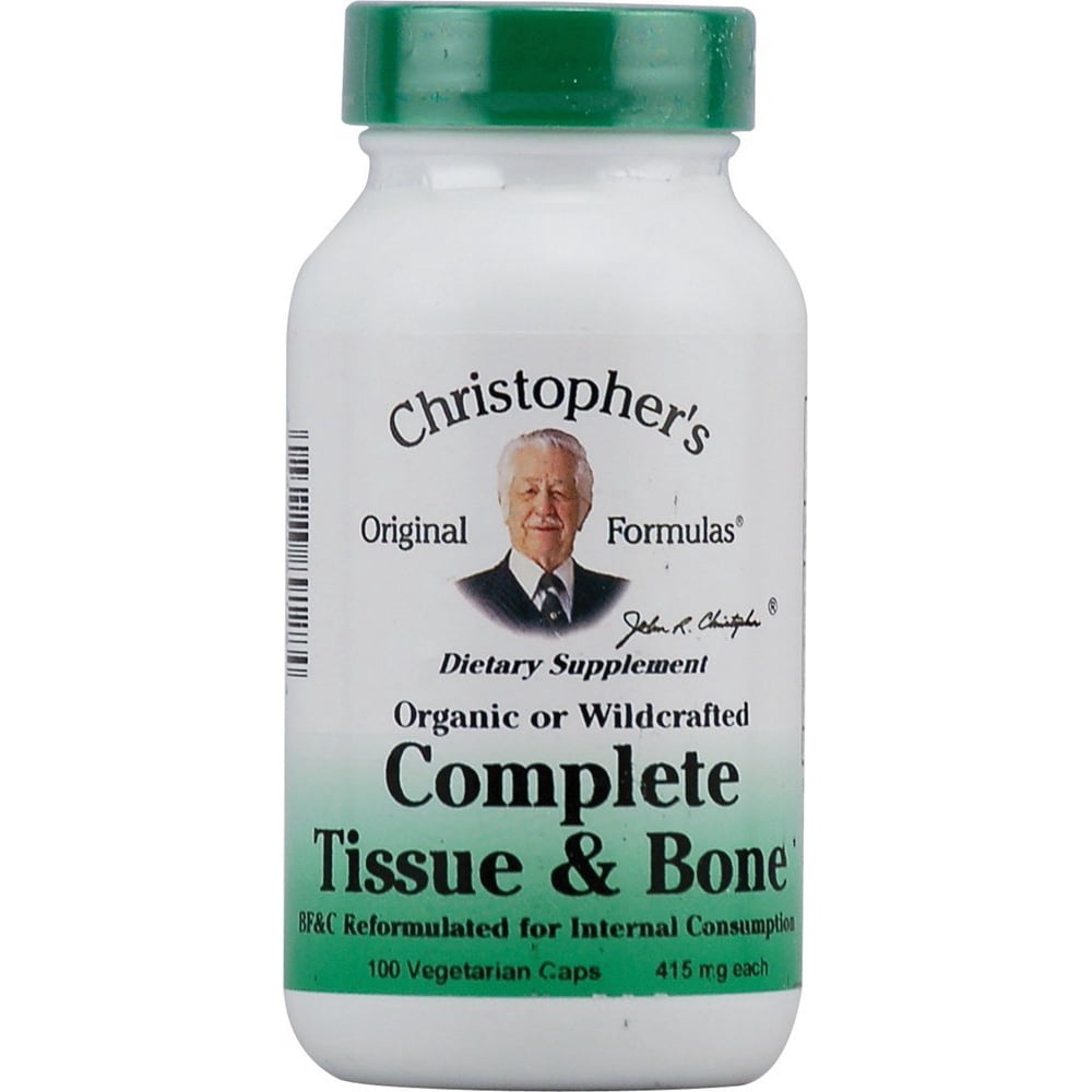 Complete Tissue and Bone Formula Dr. Christopher 100 VCaps 440 MG EACH, Dr. Christopher By Dr Complete Tissue and Bone Formula Dr. Christopher 100 VCaps 440 MG EACH, Dr. Christopher By Dr