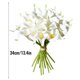 thumbnail image 2 of Paquete de flores artificiales Flor de simulación Decoración de mesa de oficina en casa Decoración floral falsa, Blanco, Amarillo 20 piezas Inevent HA8913-01B, 2 of 7