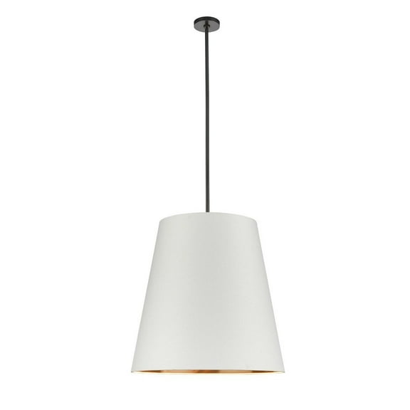 PD311025UBWG-Kuzco Lighting-Calor - 3 Light Pendant-Urban Bronze Finish-White Shade Color