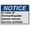 Warning Sign 1, variant on Weatherproof Horizontal ANSI Phone Rules Sign (Use of mobile phones prohibited in this area) - 8"x12" UV Resistant Indoor Outdoor Workplace Industrial Caution Danger Warning Sign