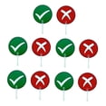 thumbnail image 4 of lionlar 10 Pieces Classroom Voting Paddles Handheld Judging Paddles for Home Student True or False, 4 of 9
