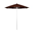 thumbnail image 1 of California Umbrella Parasol de Marché Venture 7.5 Pieds Argenté en Brique, 1 of 2