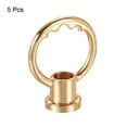 thumbnail image 3 of Uxcell M10 Female Thread Ring Shape Lamp Hanging Loop Dark Gold 5 Pack, 3 of 5