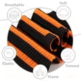 thumbnail image 3 of DOVACKA Plus Size Thigh High Socks for Women, Extra Long Knit Cotton Striped Over Knee Leg Warmers, Breathable Stretchy, Great for Halloween Costume & Cool Weather, 3 of 6