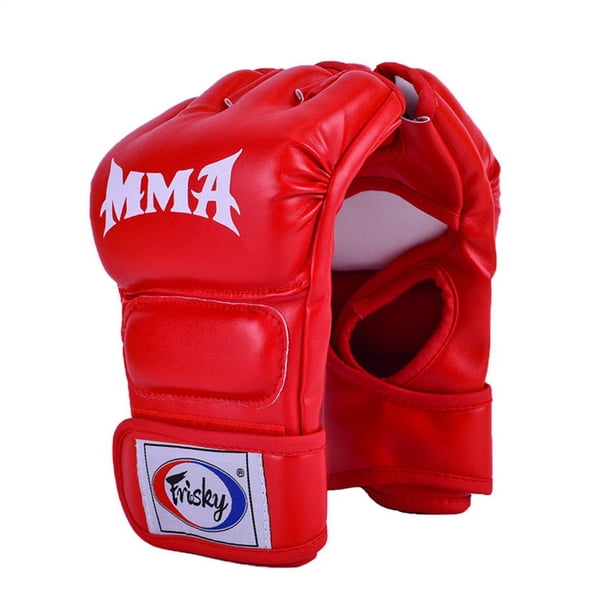 Guantes de boxeo para entrenamiento de kickboxing Baoblaze rojo