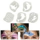 thumbnail image 5 of Kit de plantillas para pintar la cara de niñas y niños, material premium, reutilizable, para fiestas. Irregular, 5 of 9