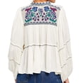 thumbnail image 2 of Free People Women's In Vivid Color Swing Top Natural Size Medium, 2 of 5