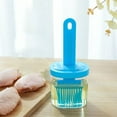 thumbnail image 6 of Oil Brush Bottle with Integrated Cover, 6.7x2.7cm Plastic Basting Brush, Non-stick & Heat Resistant for Easy Grilling & Baking, Perfect for Kitchen Use and Bbq Cooking at Home,Vsgery, 6 of 7