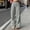 Gray women's wide leg cargo pants a1, variant on BRELIL Women's Casual Wide Leg Cargo Pants with Pockets Loose Drawstring Elastic Waist Flowy Long Trousers Loungewear Activewear Party Outfits, Navy S