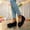Black Wedge Shoes for Women, variant on CYMMPU Women's Ruched Bow Platform Wedge Pumps, Closed Toe Slip On Wedge Shoes, Comfort Footwear for Party, Concert and Daily Casual Wear Beige 41