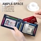 thumbnail image 2 of Billetera RUNBOX, delgada, plegable, de piel, con bloqueo RFID, 11 tarjetas, 2 of 6