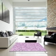 thumbnail image 6 of Ahgly Company Indoor Square Patterned Orchid Purple Area Rugs, 8' Square, 6 of 6