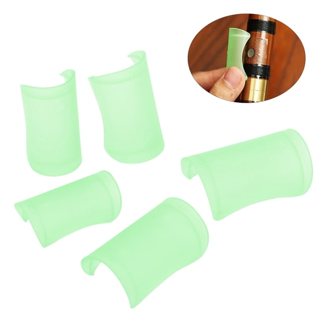 Keenso 5Pcs Flute Membrane Protector ABS Traditional Chinese Instrument Accessories DM‑01,Traditional Chinese Instrument Parts,Flute Membrane Accessories