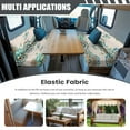thumbnail image 3 of XYZCANDO Boho Floral Dragonfly RV Dinette Cushion Stylish Camper Accessories Universal Slip Covers for Loveseat Furniture Covers for Sofa and Couch 1 Backrest Cover and 1 Bench Cover White, 3 of 7