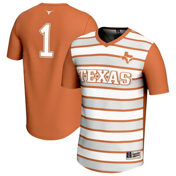 Unisex GameDay Greats #1 Texas Orange Texas Longhorns Lightweight Soccer Fashion Jersey