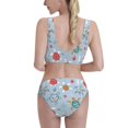 thumbnail image 3 of Balery Sea Turtle Women Bikini Swimsuit Tankini Set 2 Piece Bathing Suit Scoop Neck Swimsuit-X-Large, 3 of 8