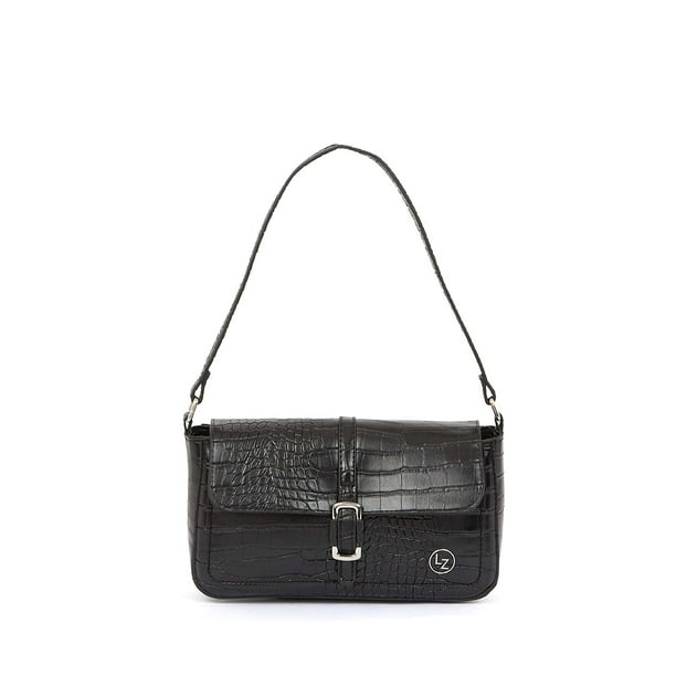 Bolsa Baguette Estampado Animal Skin color Negro Lucentzza 5BLZP22551
