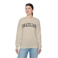 thumbnail image 7 of Brazilian Brazil Sweatshirt Gifts Crew Neck Shirt Long Sleeve Unisex, 7 of 7
