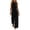 01 Black, variant on Dessy 2 Piece Linen Sets for Women Irregualr Hem Tank Top with Wide Leg Pants Business Casual Outfits with Pockets