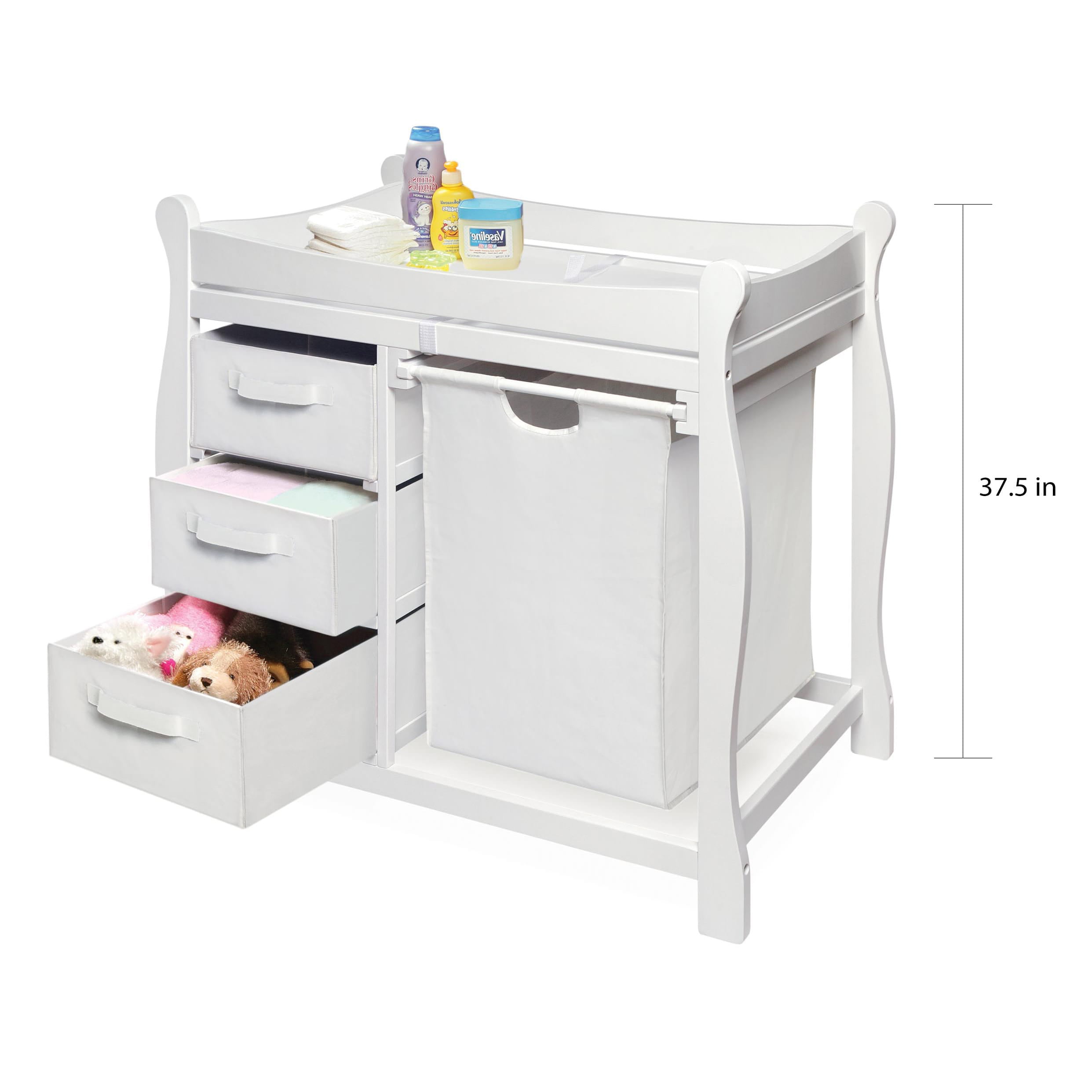 rosanna changing table with hamper