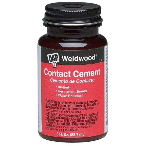 DAP Weldwood High Strength Rubber Contact Cement 3 oz.