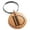 Rose, variant on Stainless Steel Letter D Initial Metro Retro Monogram Engraved Small Medallion Circle Charm Keychain Keyring