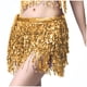 thumbnail image 1 of Bufanda Sexy a la cadera para mujer, bufanda de cintura con borlas de lentejuelas, vestido de danza del vientre para mujer adulta, falda de cadena de cintura vendaje Pompotops  qwe14420, 1 of 9