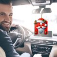 thumbnail image 1 of XUNRYAN - Adornos colgantes para árbol de Navidad con letras de Papá Noel, 3 pulgadas, 26 letras, decoración para coche, regalos de Navidad, decoración para amigos, familia, fiestas (M), 1 of 6