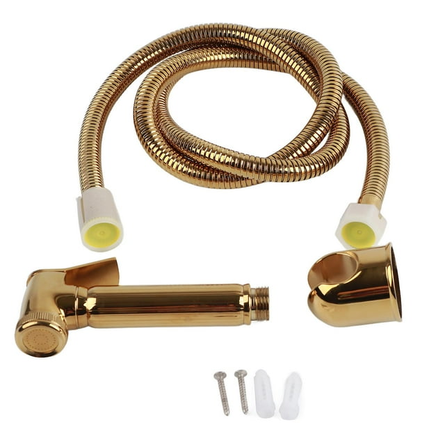 Solid Brass Shattaf Shower Kit with Wall Mount for Toilet, Bidet, Diaper and Hand Shower