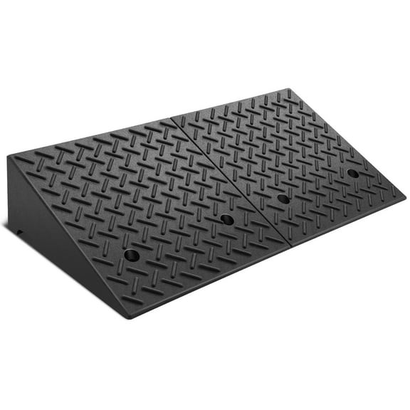 DNA Motoring For Car/Motorcycle/Wheelchair 7.9" Rise Heavy Duty Loading Threshold Curb Ramp